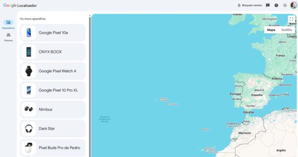 Localizador Google